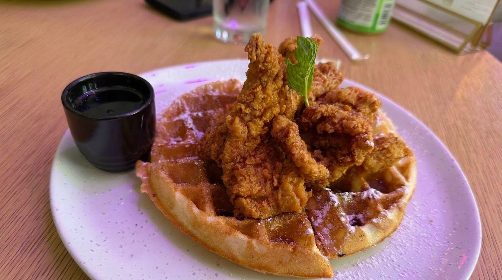 Chicken and waffle